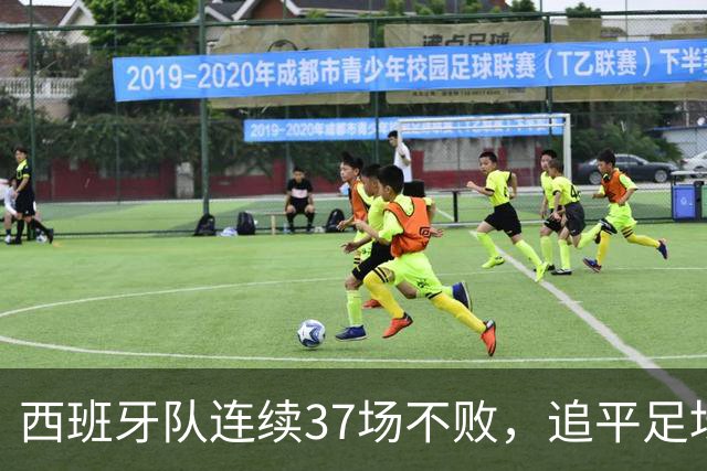 西班牙队连续37场不败，追平足坛国家队最长不败纪录，上次输球还是两年多以前